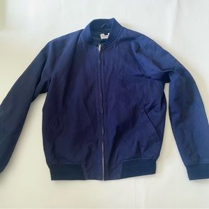 Topman Bomber Jacket in a navy blue (2 for $50)